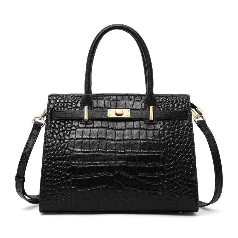 First-layer cowhide bag, red mother's bag, women's bag fashionable handbag, wedding genuine leather shoulder bag