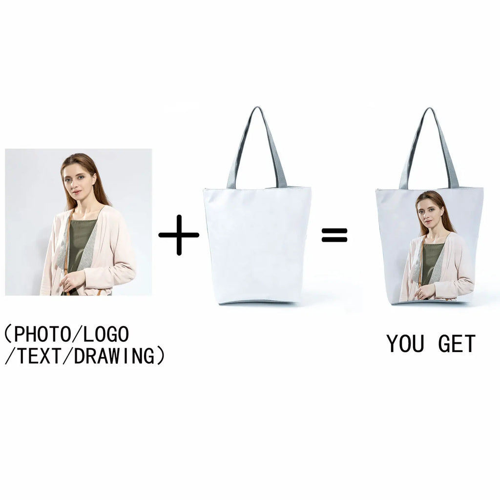 Japan Ukiyoe Print Handbags Groceries Kimono Woman Shopping Bags Women Large Capacity Shoulder Bag Chrysanthemum Portable Tote
