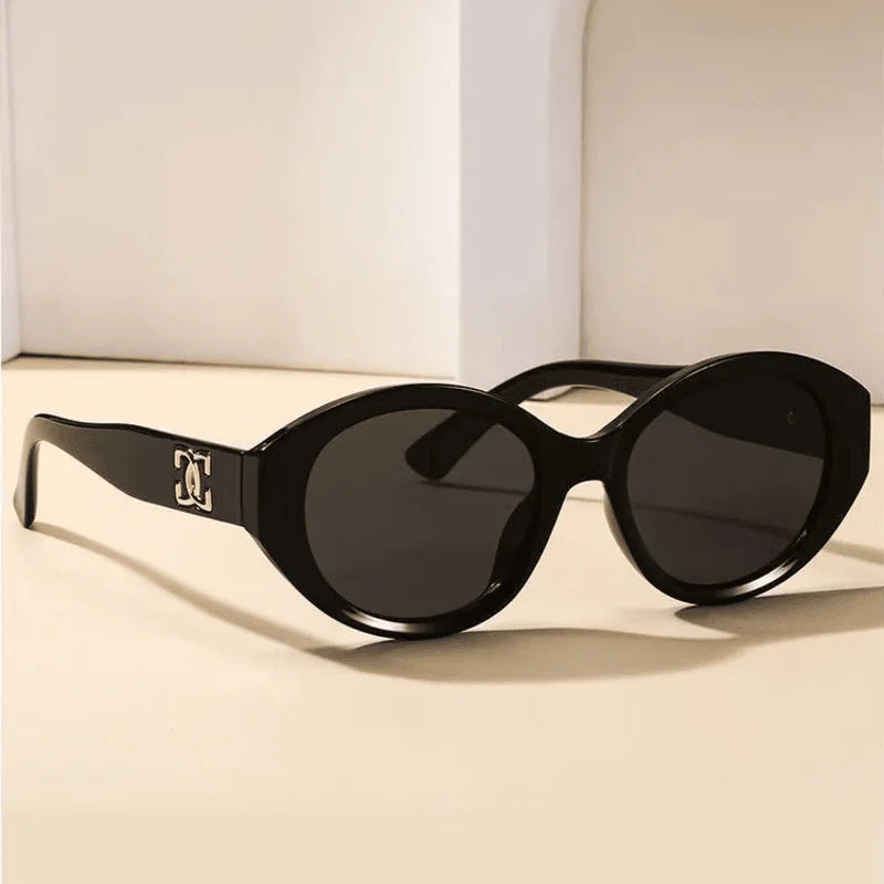 2025 Luxury Small Round Sunglasses - Unisex Designer Gradient UV400