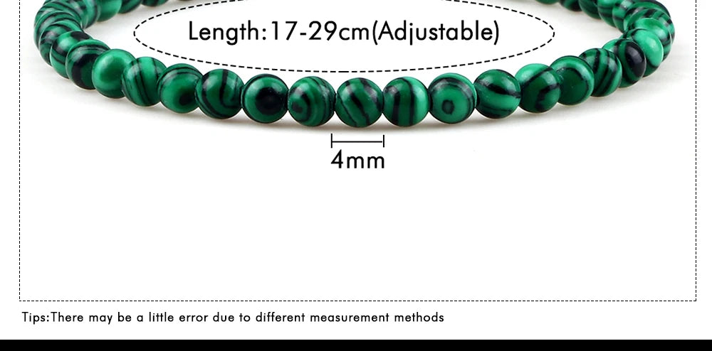 Adjustable 4mm Chakra Beads Bracelet Mini Natural Stone Agats Lava Tiger Eye Beaded Bracelets & Bangles Women Men Gift Jewelry
