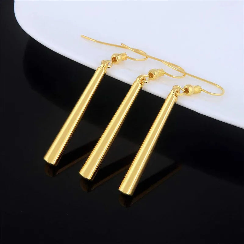 3Pcs/Set Roronoa Zoro Earrings Ear Clips Gold Color Small Geometric Non-Pierced Jewelry Hip Hop Wholesale Pendant Earrings