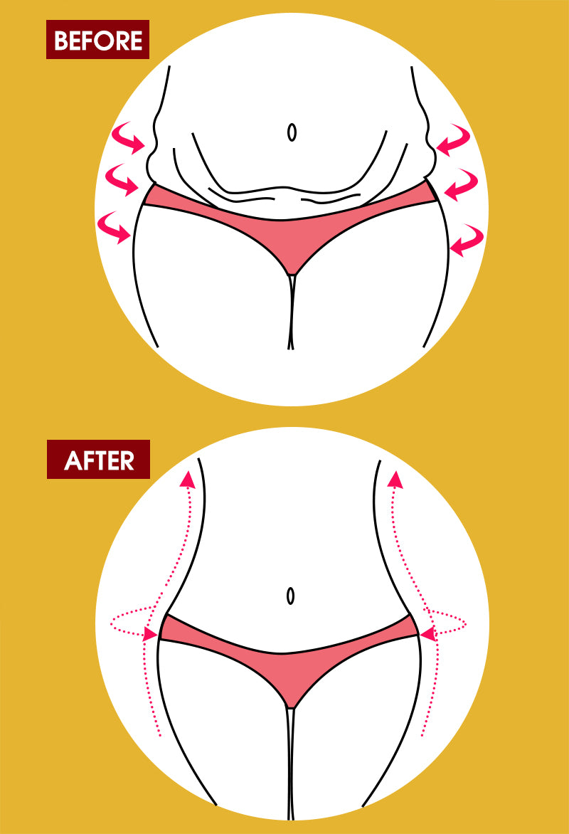 High Waisted Body Shaper Shorts - Tummy Control Butt Lifter