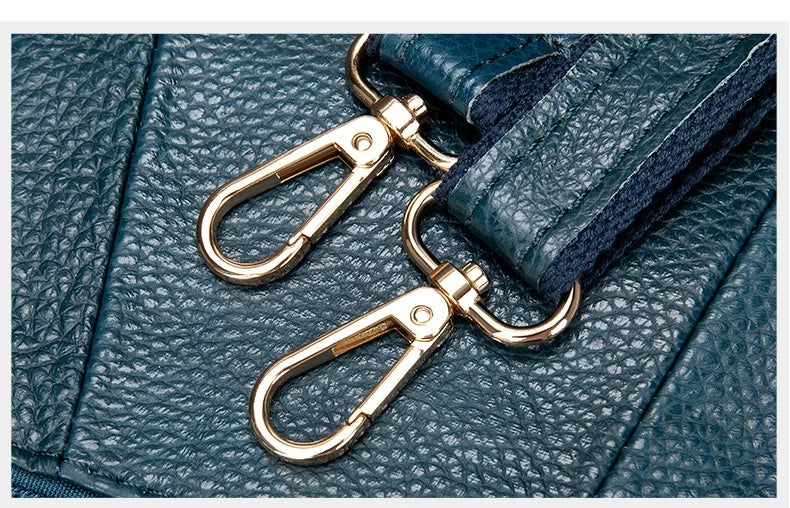 Genuine Leather Women Messenger Bags Cow Leather Crossbody Shoulder Bag Small Female Handbags Capacity Phone Bag for Girls