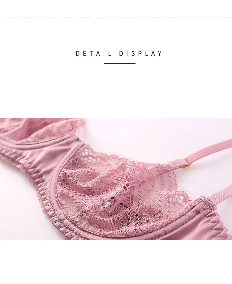 TERMEZY Lingerie Women's Underwear Set Sexy Lace Erotic Brassiere Female Underwear Lace Bra Panties G-String Bra & Brief Sets