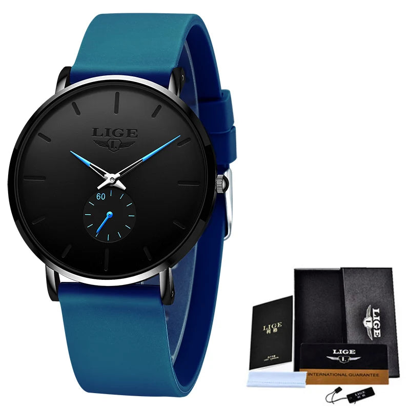 LIGE New Rose Gold Women Watch Business Quartz Watch Ladies Top Brand Luxury Female Wrist Watch Women Girl Clock Relogio Feminin