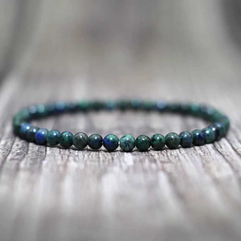 4mm Small Stone Bracelet For Women Men High Quality Map Lava Tiger Eyes Beaded Braclet Yoga Charm Braslet Accessories Jewelry