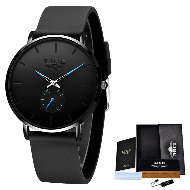 LIGE New Rose Gold Women Watch Business Quartz Watch Ladies Top Brand Luxury Female Wrist Watch Women Girl Clock Relogio Feminin