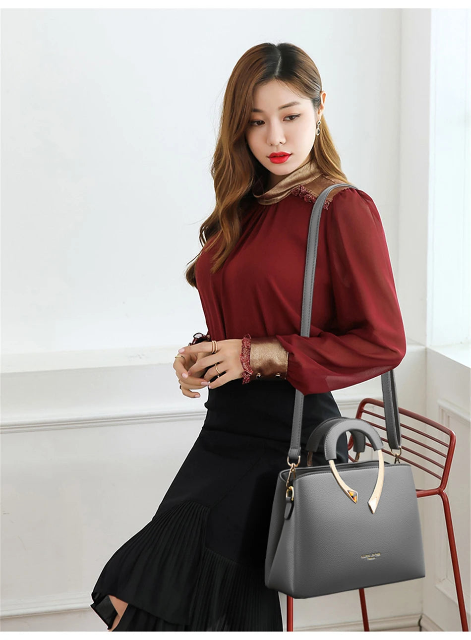 VANDERWAH Leather Tote - Designer Crossbody Shoulder Bag 2024