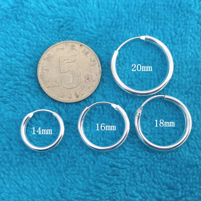925 sterling silver small hoop earrings Man earrings huggie earrings  earings fashion jewelry ear rings Earrings circle