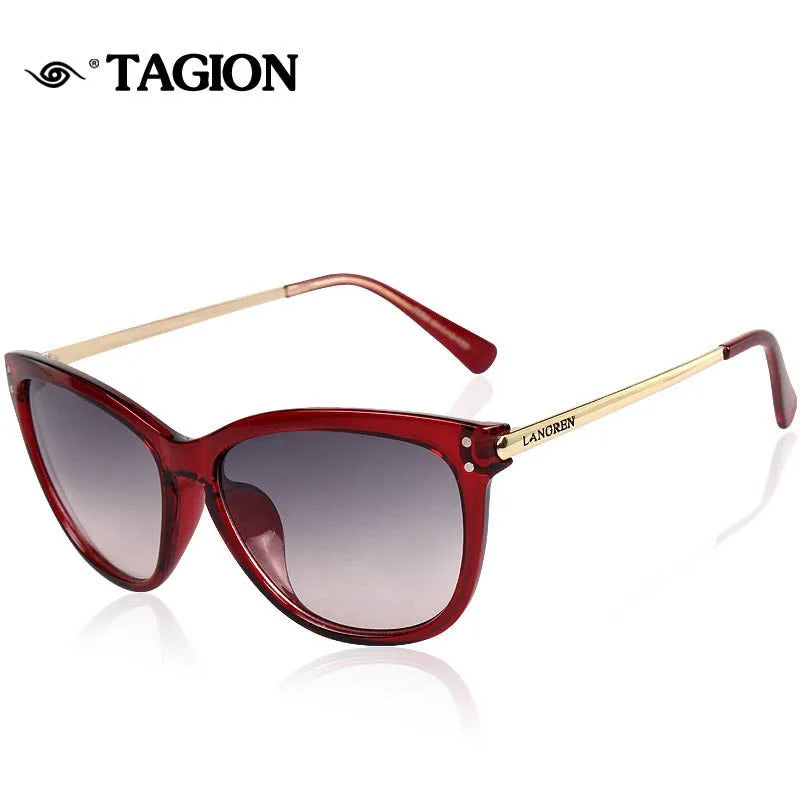 2025 Fashion Classic Vintage Cat Eye Sunglasses - Metal Decorate Women