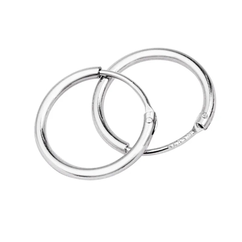 925 sterling silver small hoop earrings Man earrings huggie earrings  earings fashion jewelry ear rings Earrings circle