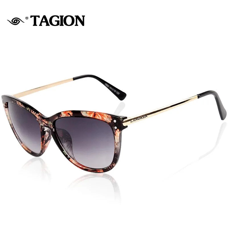 2025 Fashion Classic Vintage Cat Eye Sunglasses - Metal Decorate Women
