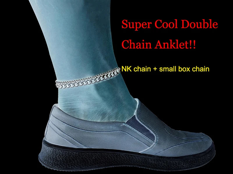 Stainless Steel Anklets For Women Beach Foot Jewelry Leg Chain Ankle Bracelets Men or Women Holiday Accessories 2025 New