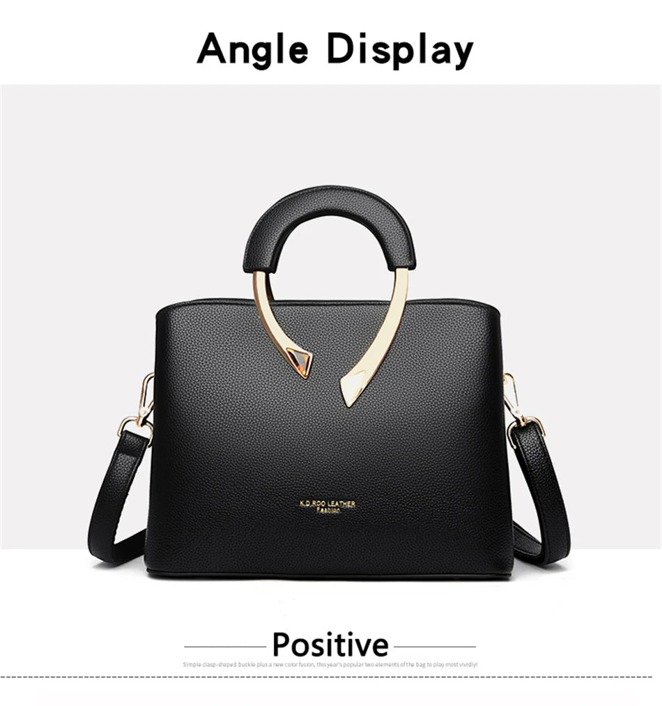 VANDERWAH Leather Tote - Designer Crossbody Shoulder Bag 2024