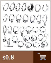 New Punk Stainless Steel Chain Hoop Earrings For Women Men 2021 Trendy Goth Pop Hip Hop Pendants Ear Jewelry Accessories Earring