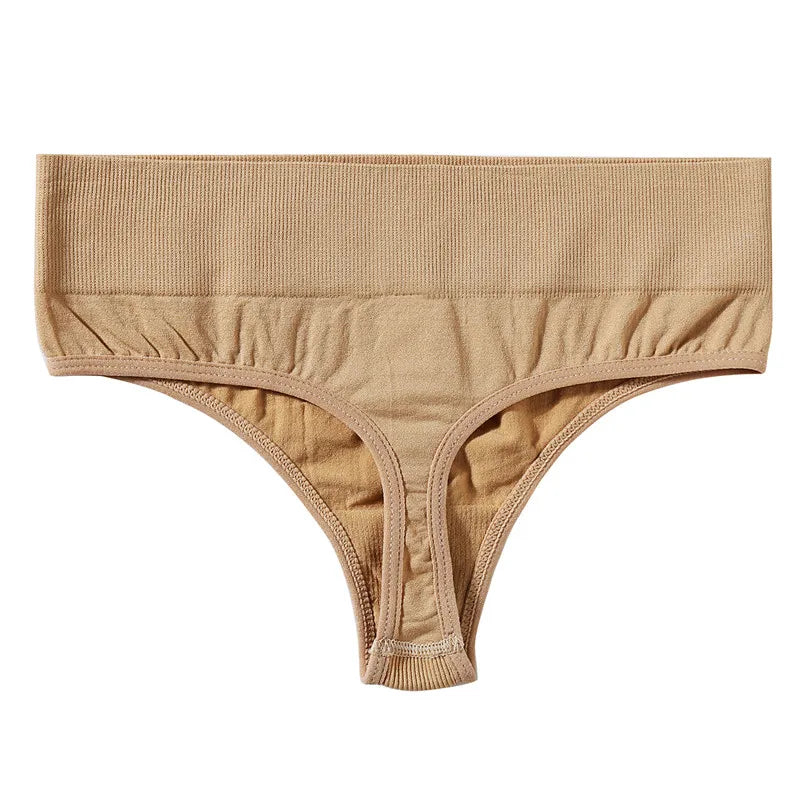 3PCS/Set Women's Panties Sexy Underwear FINETOO Large Size Thong Women Seamless Panties High Waist Girls Thongs M-2XL