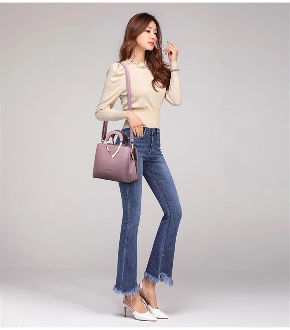 VANDERWAH Leather Tote - Designer Crossbody Shoulder Bag 2024