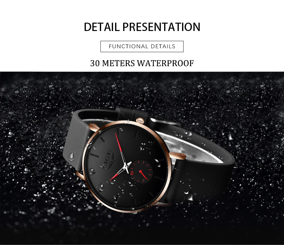LIGE New Rose Gold Women Watch Business Quartz Watch Ladies Top Brand Luxury Female Wrist Watch Women Girl Clock Relogio Feminin