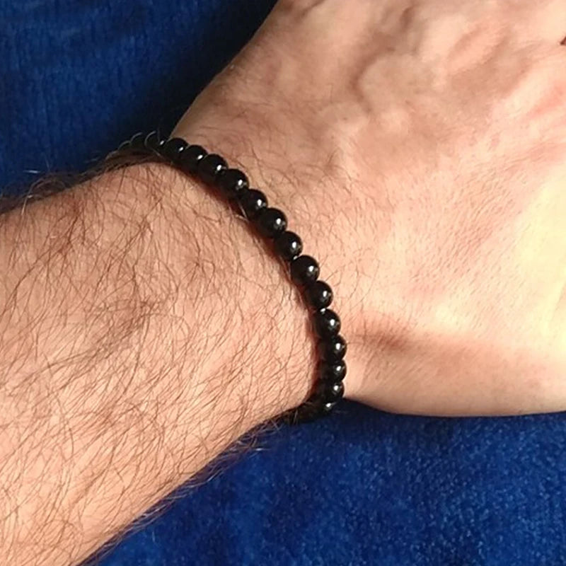 4mm Small Stone Bracelet For Women Men High Quality Map Lava Tiger Eyes Beaded Braclet Yoga Charm Braslet Accessories Jewelry