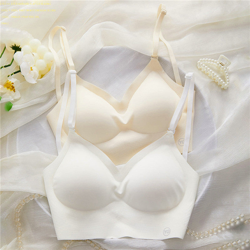 Women Invisible Bra Deep U Plunge Bras Backless Top for Dresses Sexy Lingerie with Transparent Strap Push Up Strapless Underwear