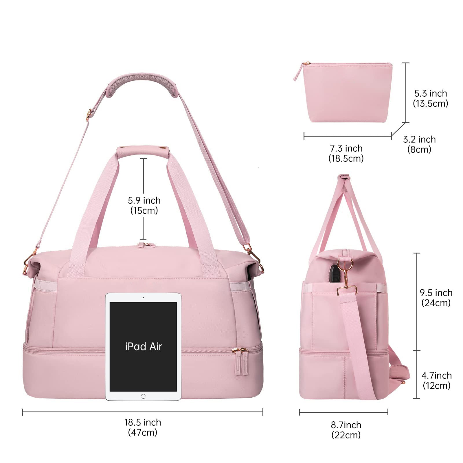 Sports Gym Bags Travel Gym Women Yoga Handbag Multifunction Swimming Shoulder Messenger Fitness Training Bag for Traveling Bolsa