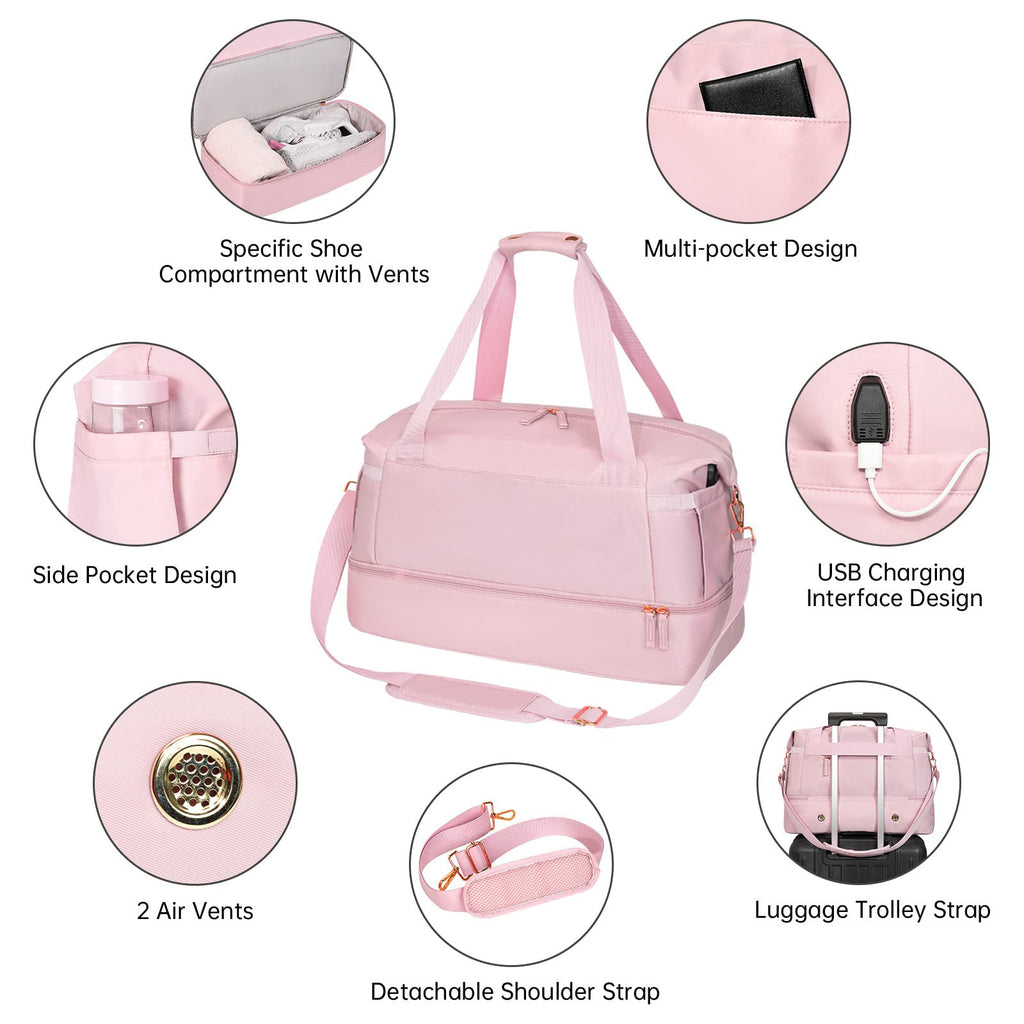 Sports Gym Bags Travel Gym Women Yoga Handbag Multifunction Swimming Shoulder Messenger Fitness Training Bag for Traveling Bolsa