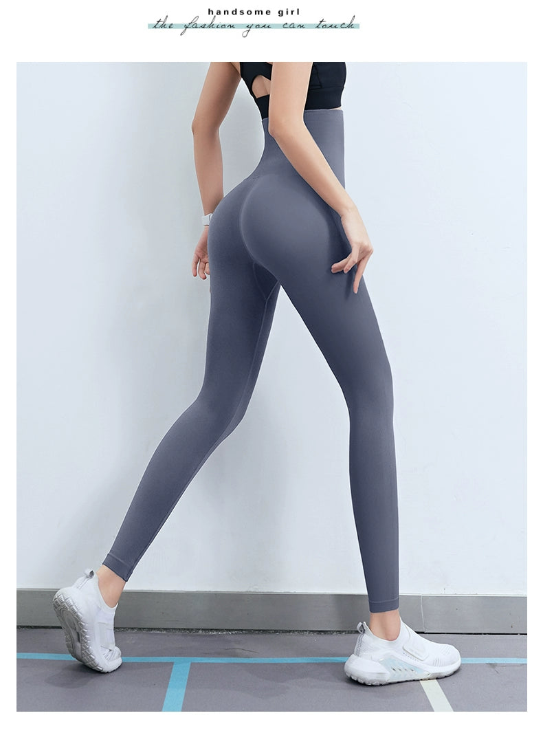 Fitness Women Corset Push Hip Postpartum High Waist Yoga Pants Workout Seamless Leggings Sportswear Gym Running Training Tights