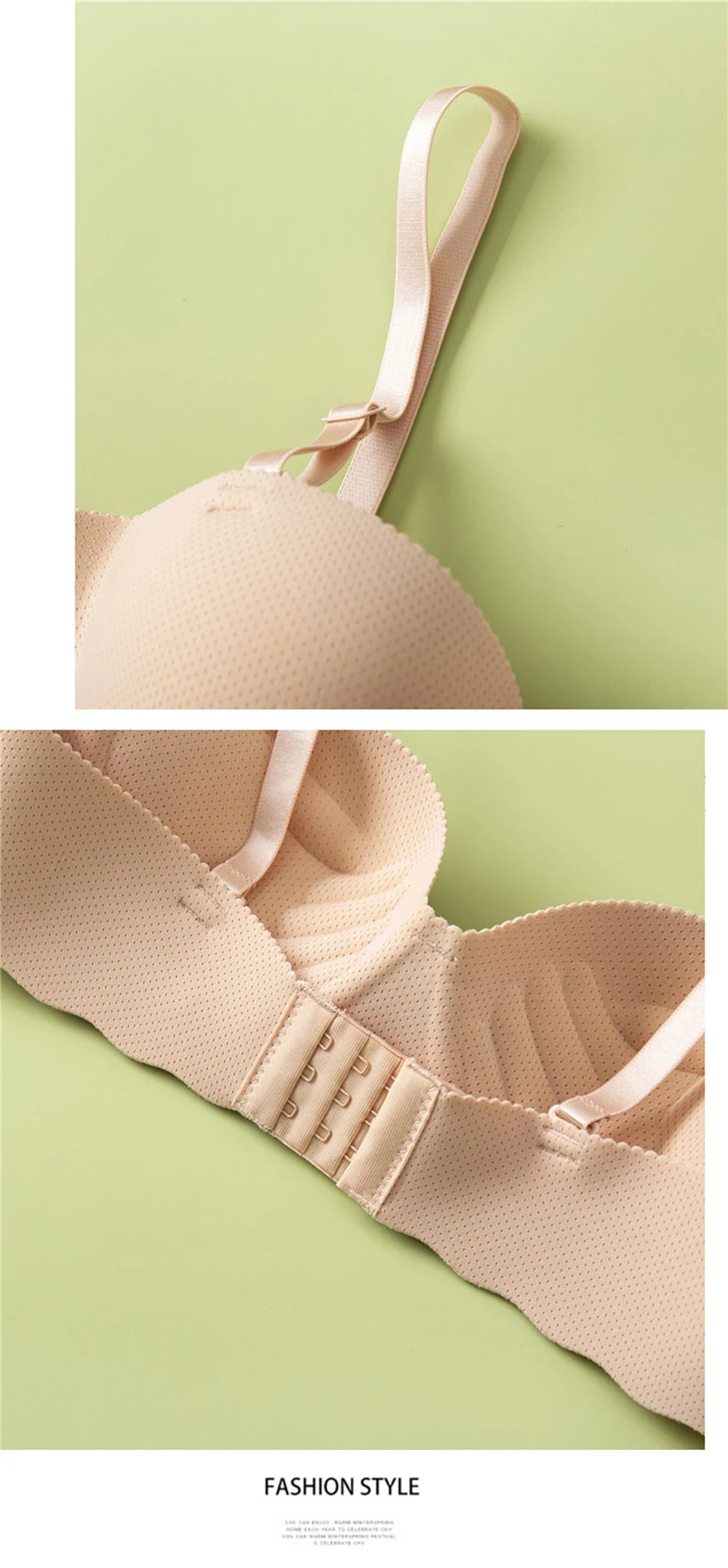 Girls Seamless Bra - Comfort Breathable Removable Strap