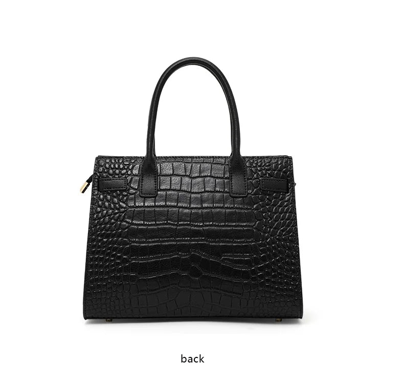 Leather  bag,women's handbag, cowhide cross-body bag, 2024 new style, light and luxurious, mother bag, large capacity