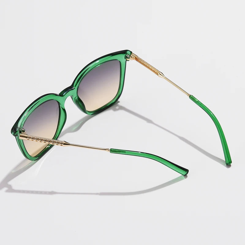 Classic Square Vintage Sunglasses - Alloy Frame Retro Trend UV400