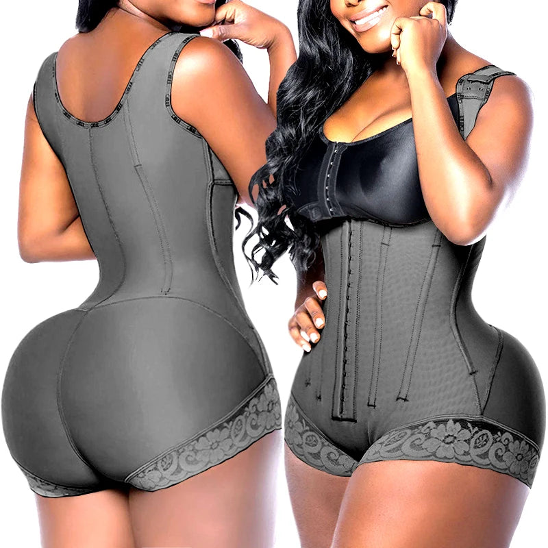 AfruliA Fajas Colombian Shapewear - Corset Waist Trainer Bodysuit