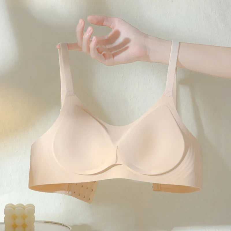 2024 Invisible Push Up Bra Backless Sexy Women Bras Low Cut Plunge Brassiere Open Back Wedding Underwear Seamless Lingerie