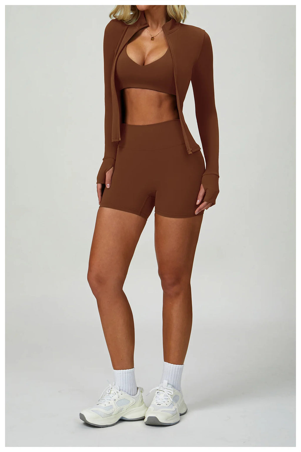 2-3PCS Yoga Suit Women Tracksuit Sports Bra High Waist Leggings Shorts Outfit Gym Set Fitness Push Up Workout Clothes Sportswear