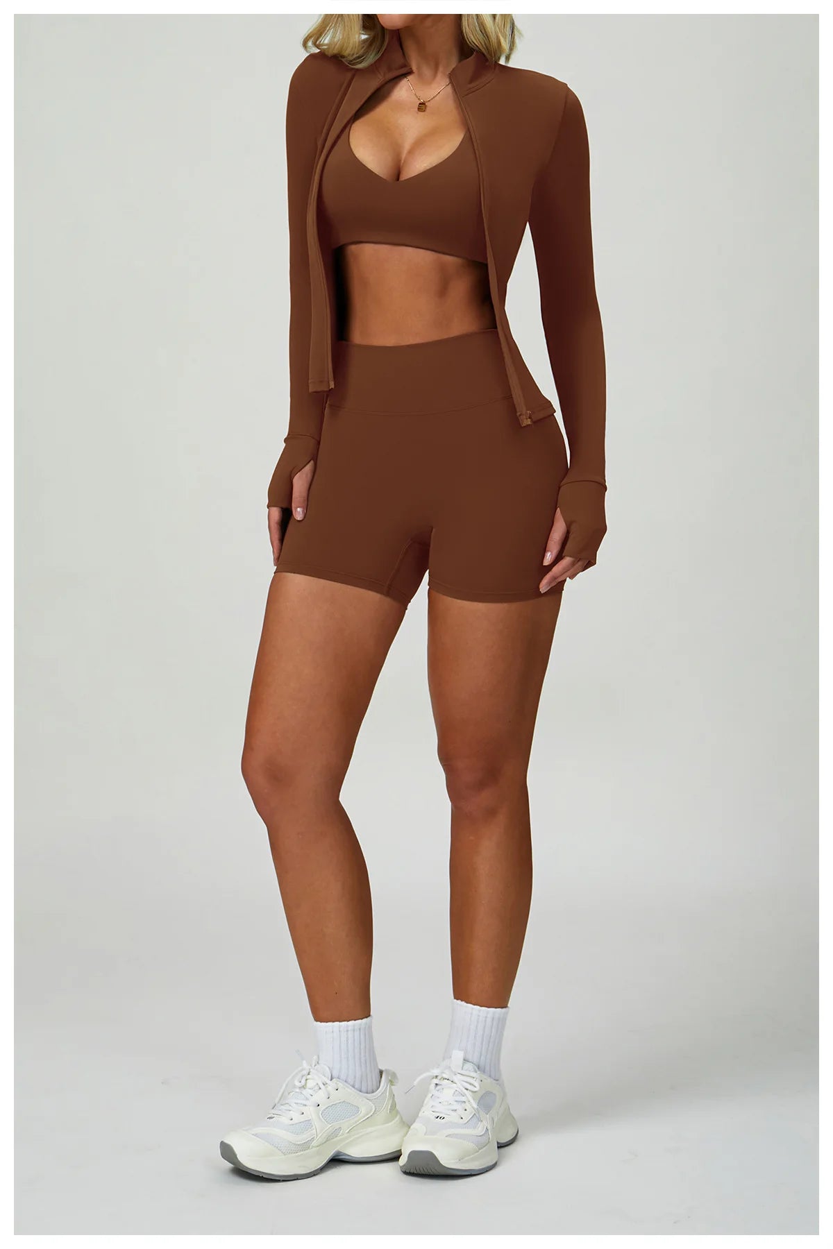 2-3PCS Yoga Suit Women Tracksuit Sports Bra High Waist Leggings Shorts Outfit Gym Set Fitness Push Up Workout Clothes Sportswear