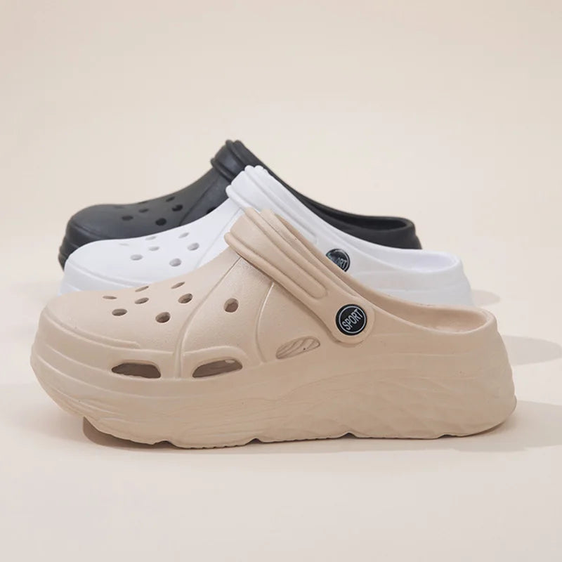Women's Fashion Platform Sandals - Summer 2025 EVA Clogs Garden Shoes