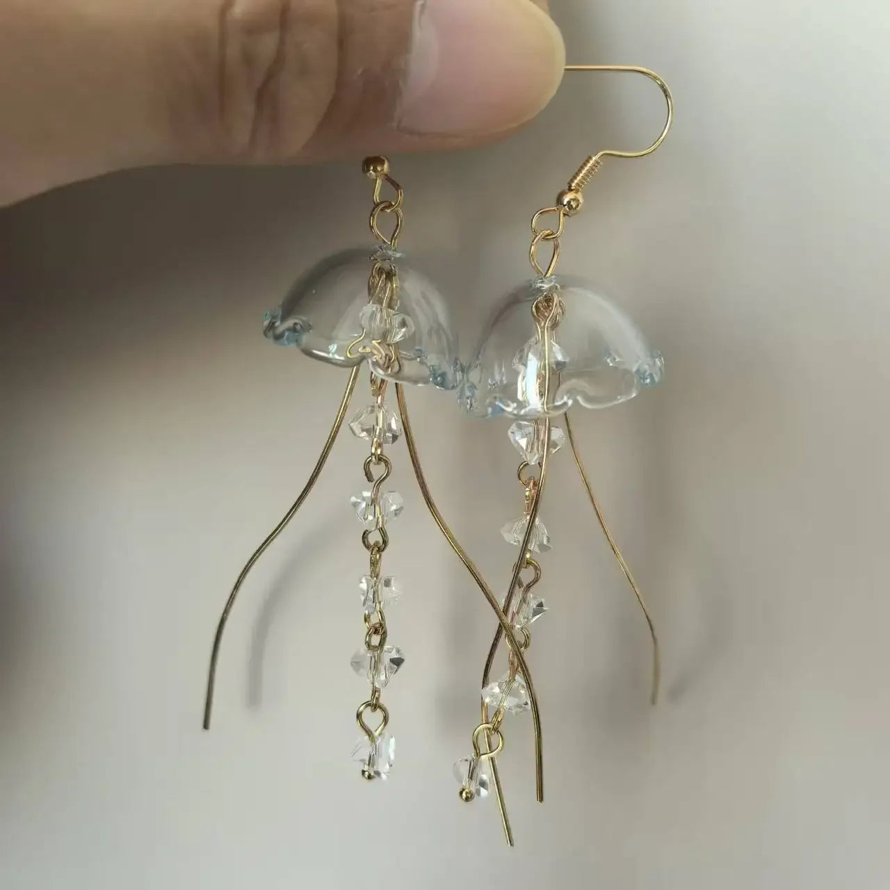 Acrylic Jellyfish Dangle Earrings