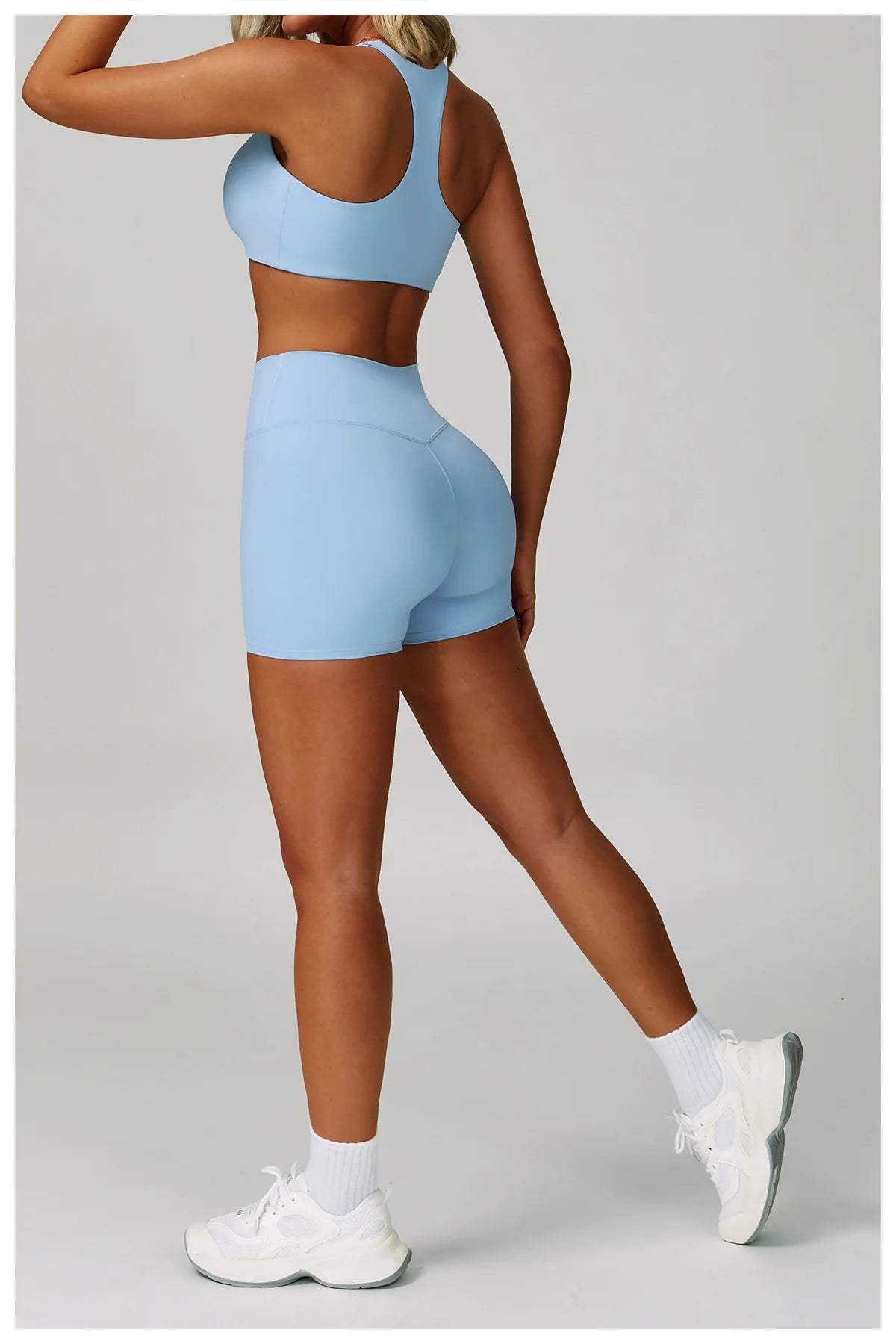 2-3PCS Yoga Suit Women Tracksuit Sports Bra High Waist Leggings Shorts Outfit Gym Set Fitness Push Up Workout Clothes Sportswear