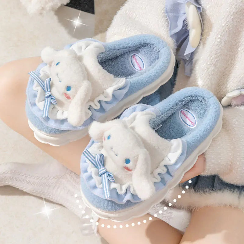 Super Cute Kawaii Character Slippers - Indoor Anti-Slip Cartoon Slides