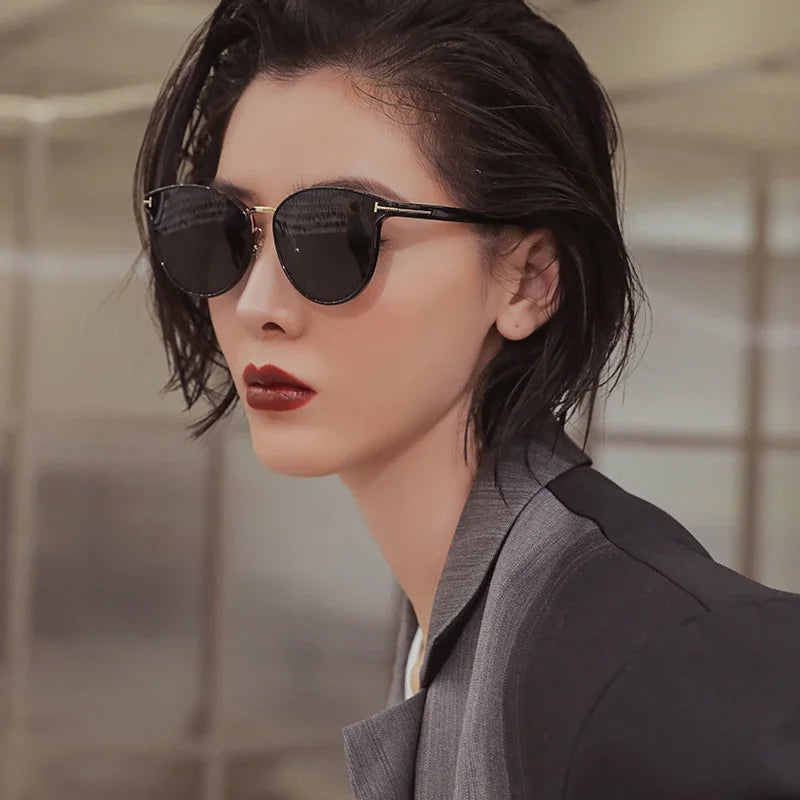 2025 GCV Polarized Cat Eye Sunglasses - Luxury Ultralight Tourism Party