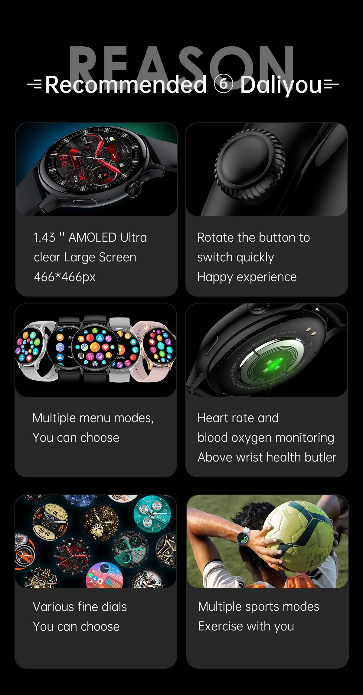 New Smart Watch Women 466*466 AMOLED Screen Always Display Time NFC Bluetooth Call Fashion IP68 Waterproof Sports Men Smartwatch
