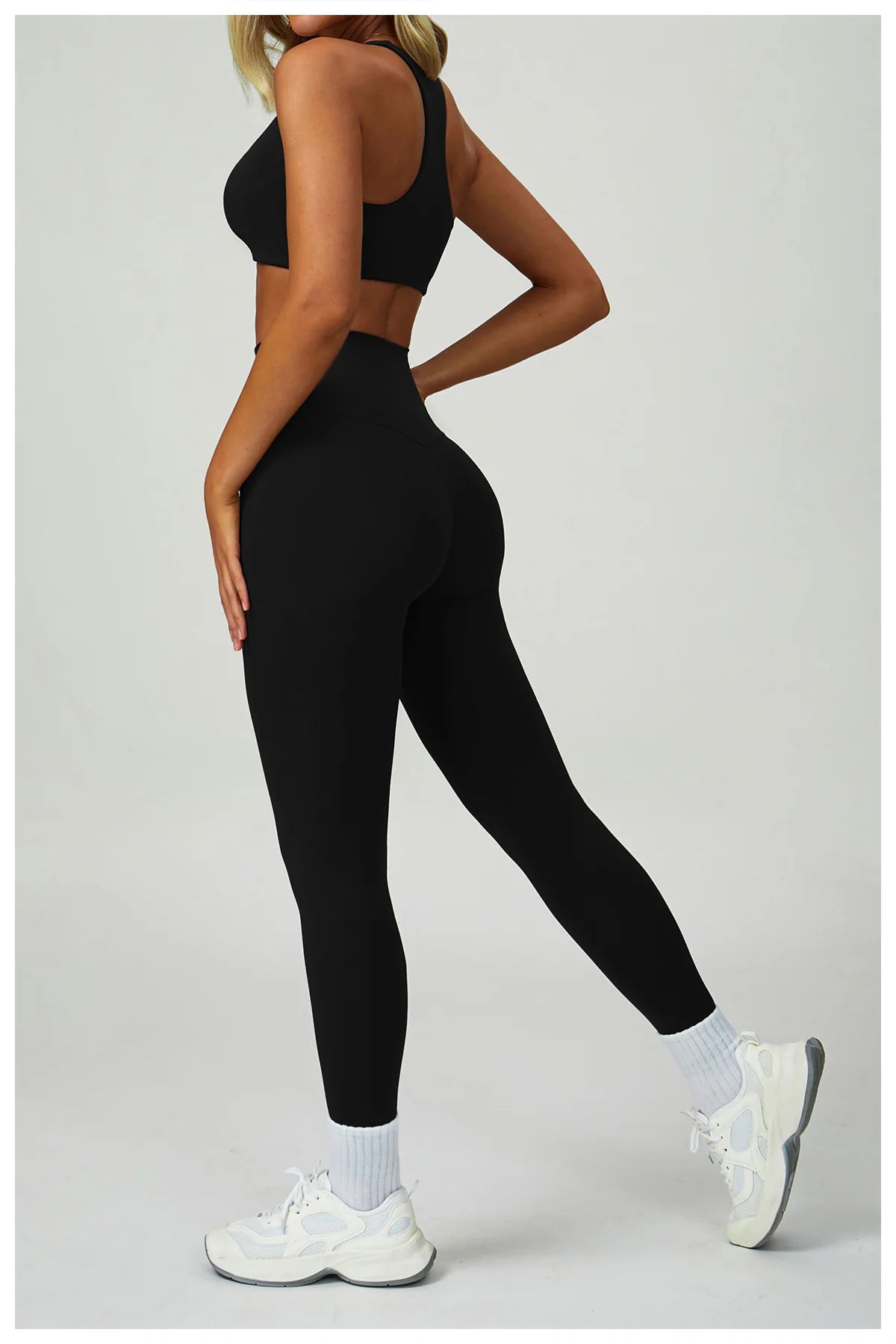 2-3PCS Yoga Suit Women Tracksuit Sports Bra High Waist Leggings Shorts Outfit Gym Set Fitness Push Up Workout Clothes Sportswear