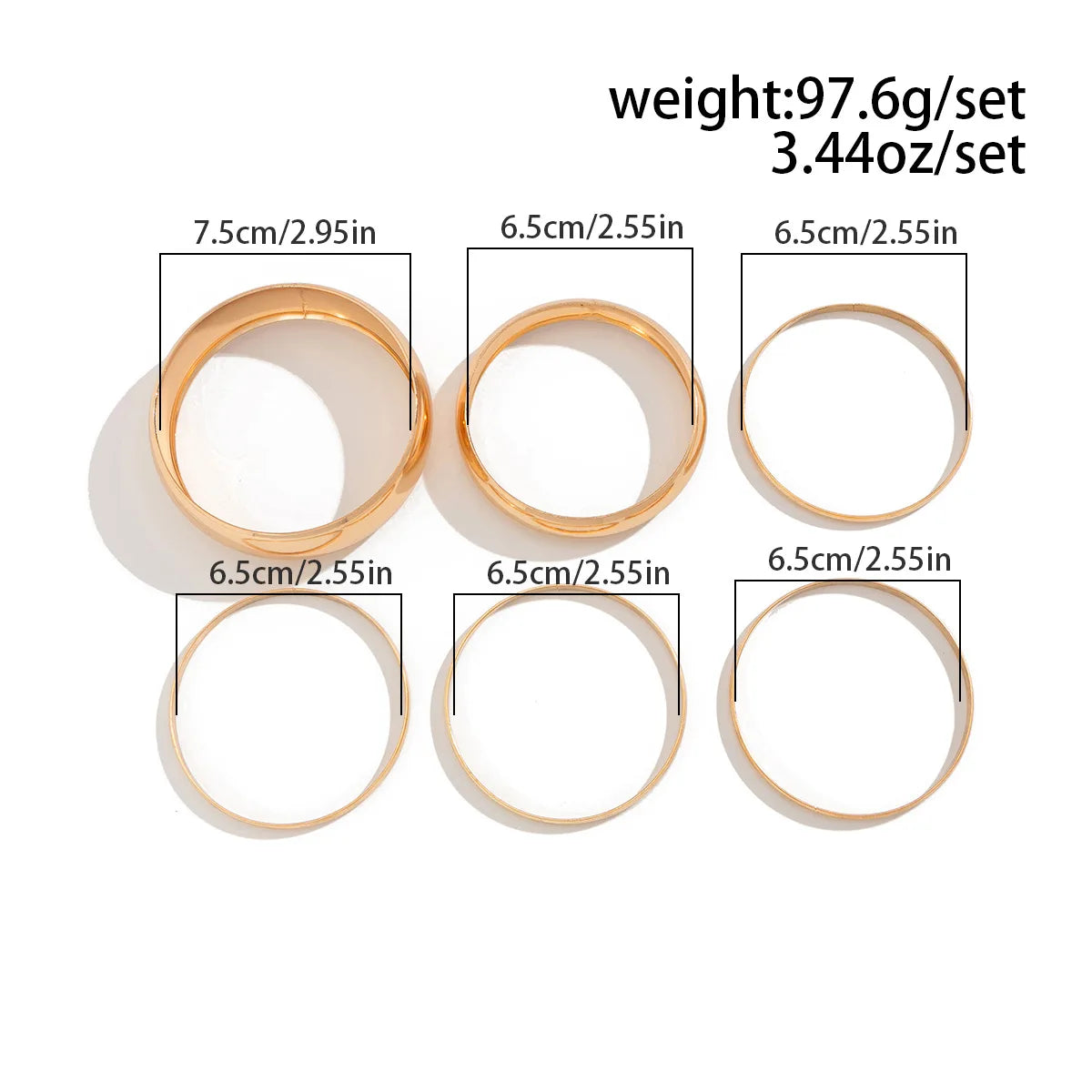 KMVEXO Exaggerated Punk Irregular Wide Cuff Bangle Set for Women Vintage Gold Color Chunky Metal Bracelets Men Hand Jewelry Gift