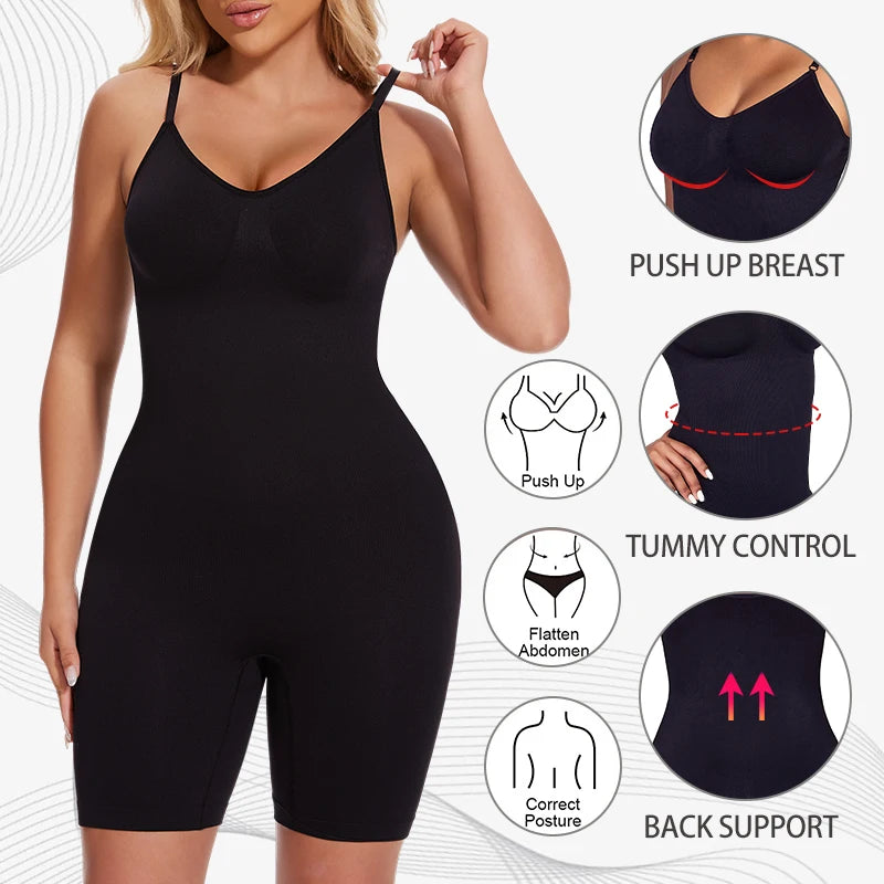 Bodysuit Shapewear - Full Body Shaper Waist Trainer Butt Lifter