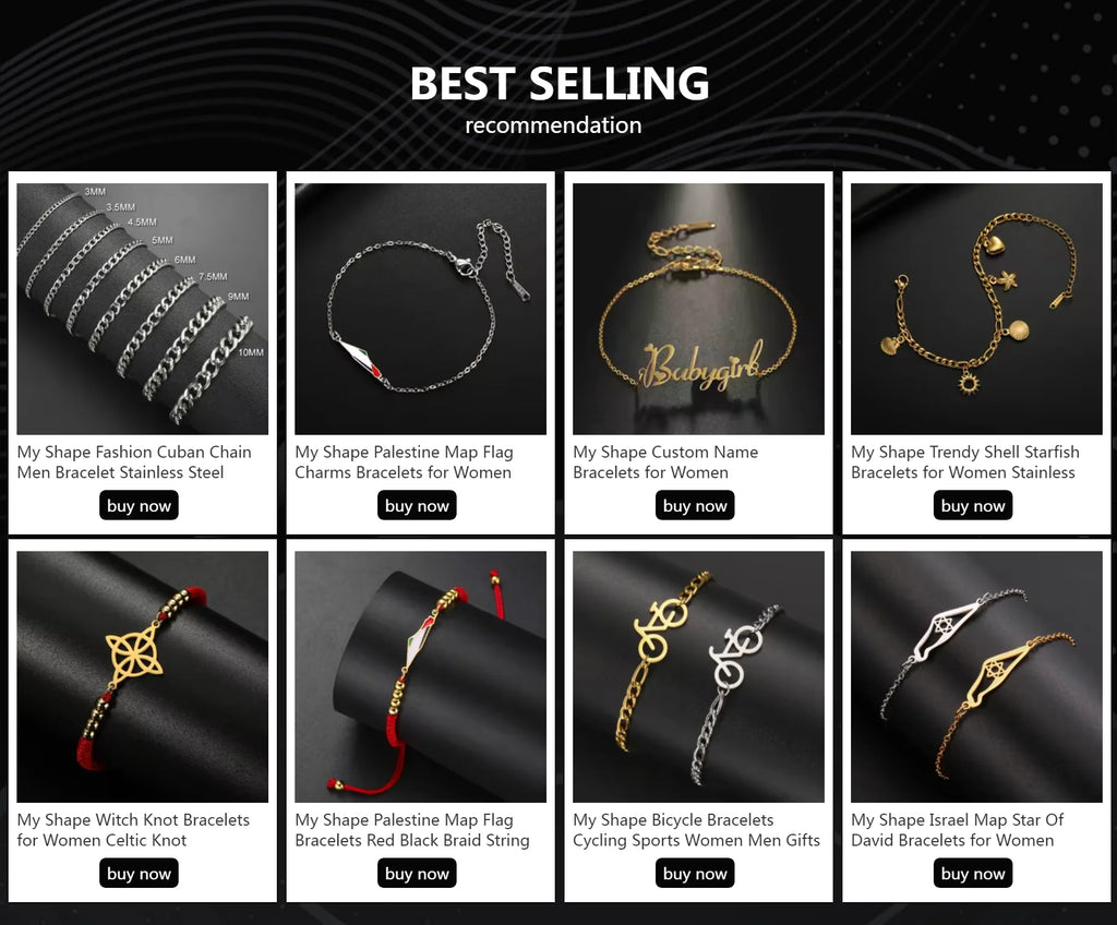 My Shape Fashion Cuban Chain Men Bracelet Stainless Steel 3/5/7/9mm Width Chain Bracelets Figaro Chain Boy Wrist Jewelry Couple