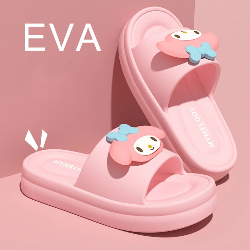 Super Soft EVA Cartoon Slippers - Thick Cushion Cute Indoor Outdoor Slides