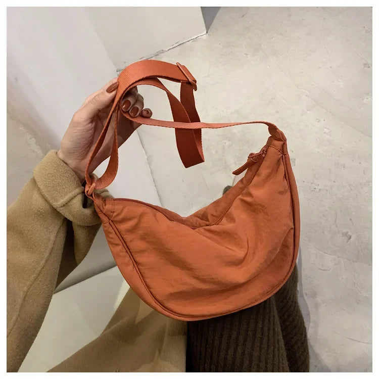 Casual Nylon Crossbody Bag for Women Designer Shoulder Bags Large Capacity Tote Lady Travel Shopper Bag Female Purses 2024