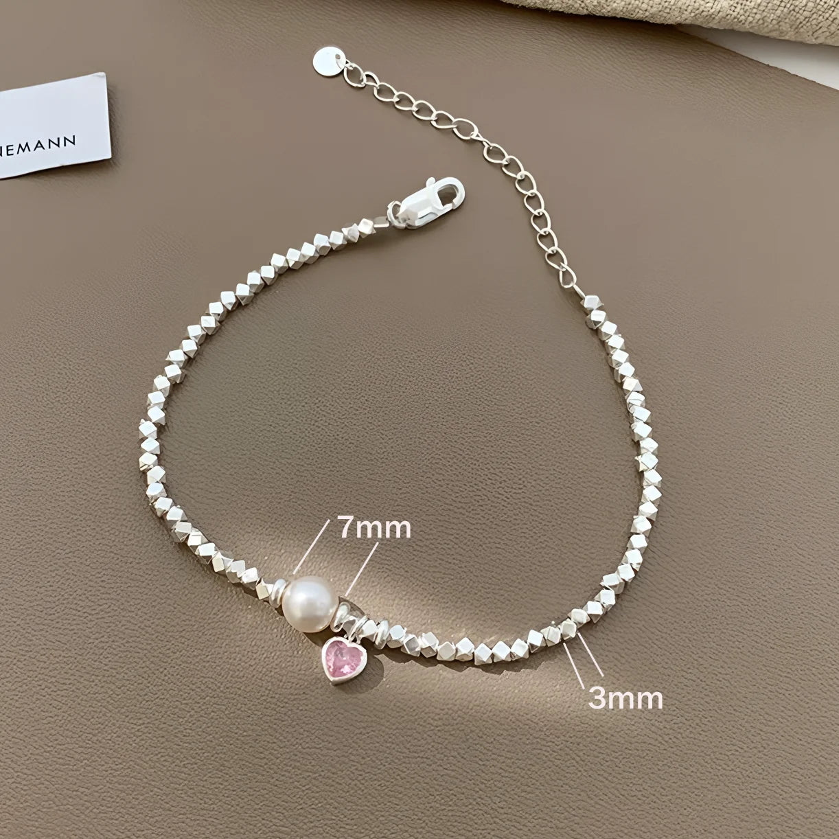 VENTFILLE 925 Sterling Silver Double Layer Pearl Bracelet for Women Girl Design Bead Korean Jewelry Dropshipping