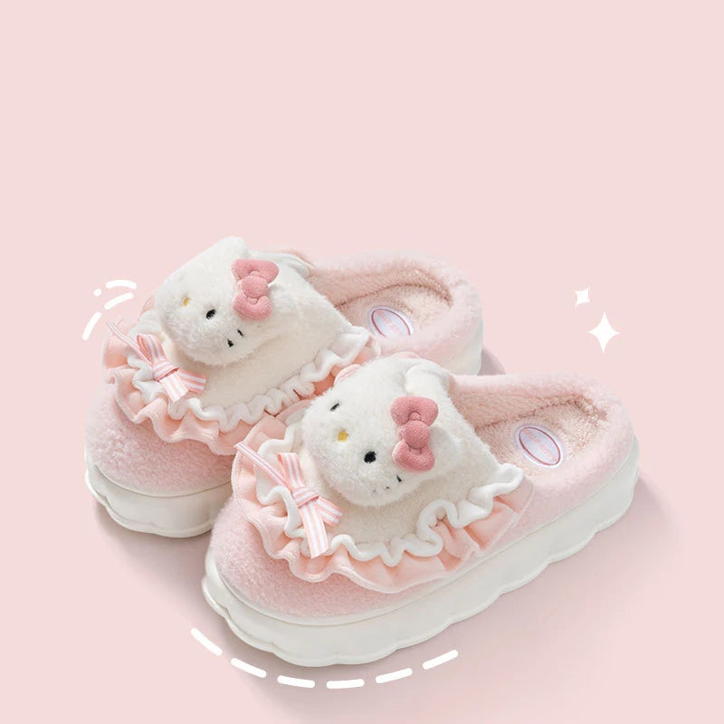 Super Cute Kawaii Character Slippers - Indoor Anti-Slip Cartoon Slides