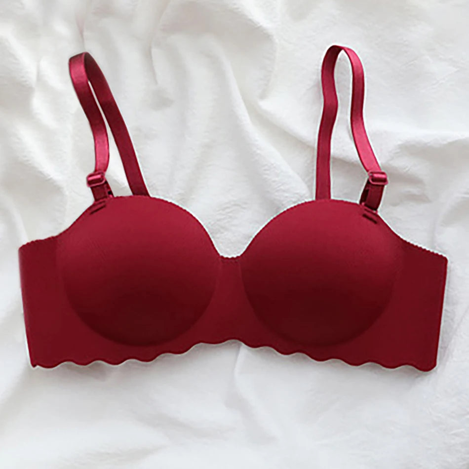 Girls Seamless Bra - Comfort Breathable Removable Strap