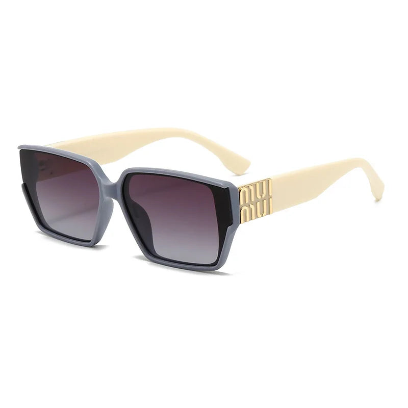 Fashion MM Designer Square Sunglasses - Stylish Luxury Unisex UV400